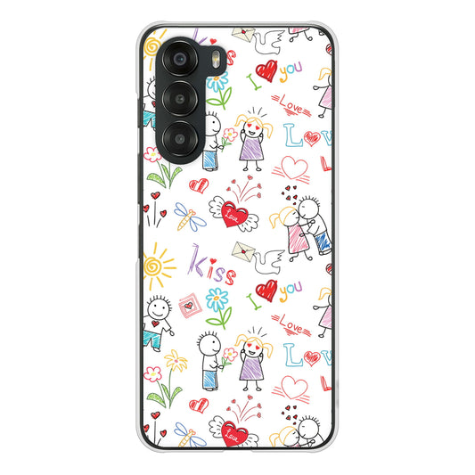 nubia S 5G A403ZT Y!mobile 高画質仕上げ 背面印刷 ハードケースカップル＆ファミリー
