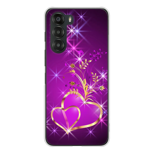 nubia S 5G A403ZT Y!mobile 高画質仕上げ 背面印刷 ハードケースきらめきハート