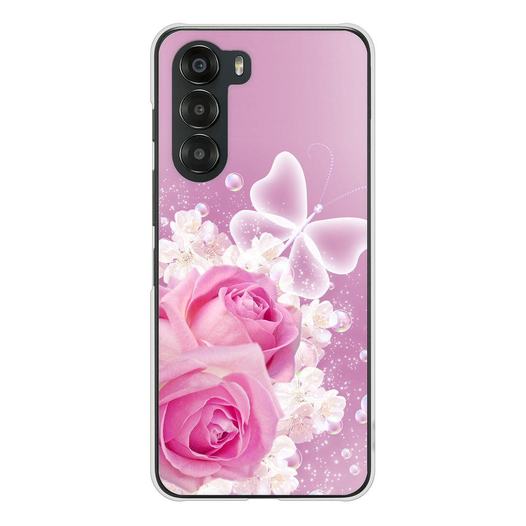 nubia S 5G A403ZT Y!mobile 高画質仕上げ 背面印刷 ハードケースロマンチックなバラ