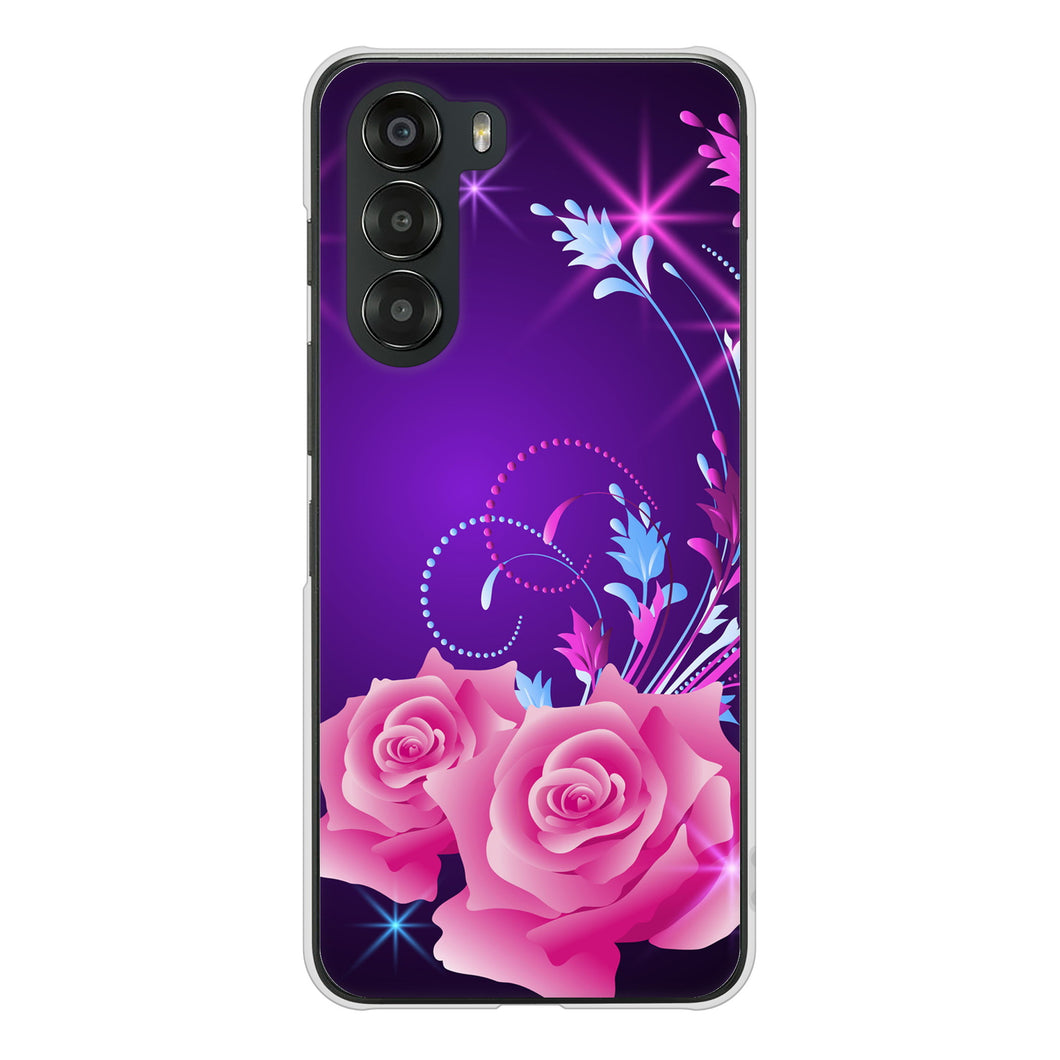 nubia S 5G A403ZT Y!mobile 高画質仕上げ 背面印刷 ハードケースロマンチックなバラ