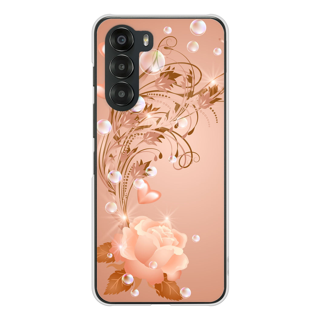 nubia S 5G A403ZT Y!mobile 高画質仕上げ 背面印刷 ハードケースロマンチックなバラ