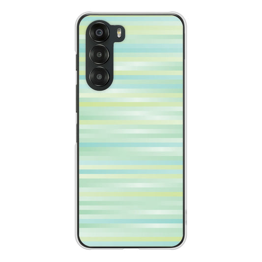 nubia S 5G A403ZT Y!mobile 高画質仕上げ 背面印刷 ハードケースグラデーションボーダー