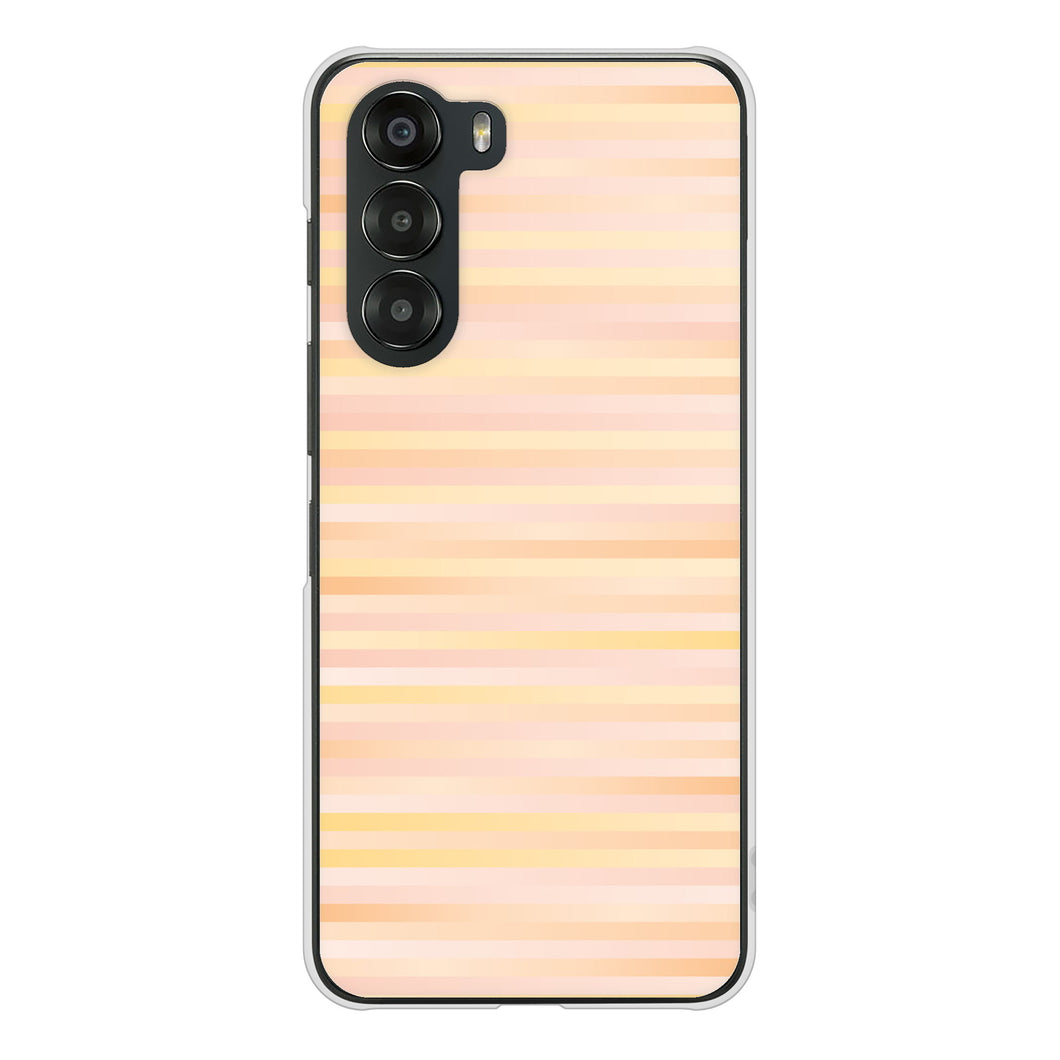 nubia S 5G A403ZT Y!mobile 高画質仕上げ 背面印刷 ハードケースグラデーションボーダー