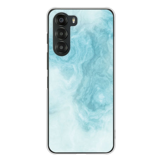nubia S 5G A403ZT Y!mobile 高画質仕上げ 背面印刷 ハードケース大理石BK