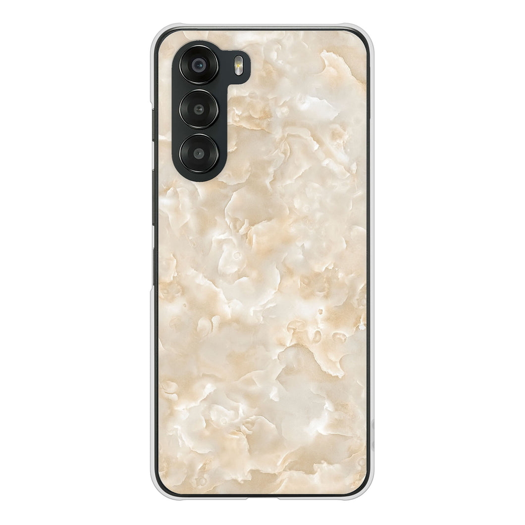 nubia S 5G A403ZT Y!mobile 高画質仕上げ 背面印刷 ハードケース大理石BK