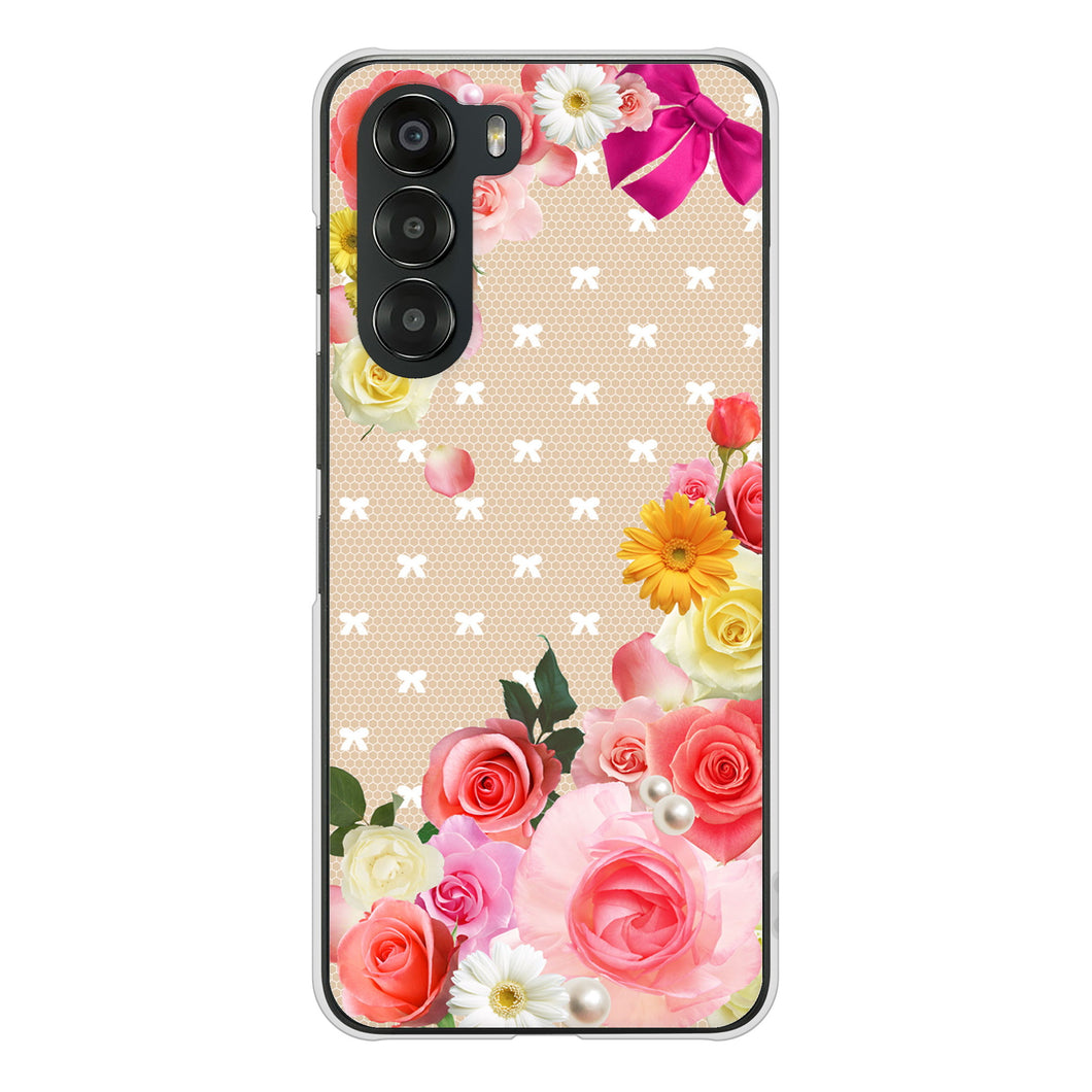 nubia S 5G A403ZT Y!mobile 高画質仕上げ 背面印刷 ハードケースロマンチックなバラ