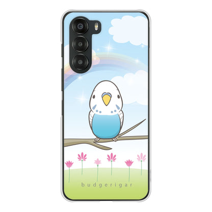 nubia S 5G A403ZT Y!mobile 高画質仕上げ 背面印刷 ハードケースセキセイインコ
