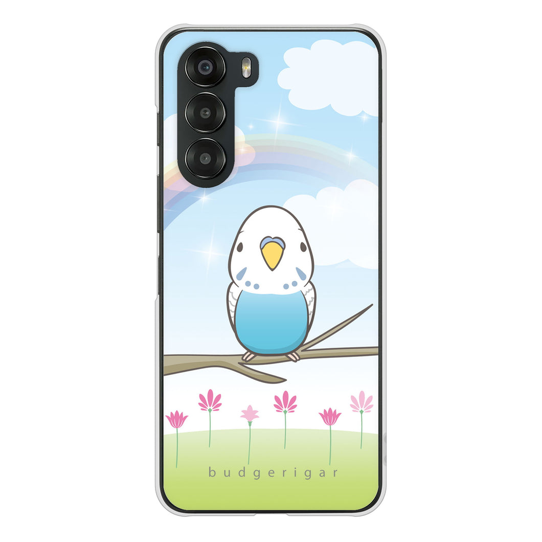nubia S 5G A403ZT Y!mobile 高画質仕上げ 背面印刷 ハードケースセキセイインコ