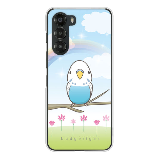nubia S 5G A403ZT Y!mobile 高画質仕上げ 背面印刷 ハードケースセキセイインコ