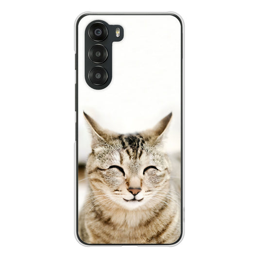 nubia S 5G A403ZT Y!mobile 高画質仕上げ 背面印刷 ハードケース 【VA801 笑福ねこ】