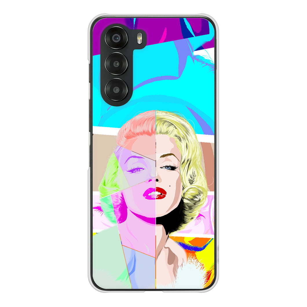 nubia S 5G A403ZT Y!mobile 高画質仕上げ 背面印刷 ハードケースマリリンモンローデザイン