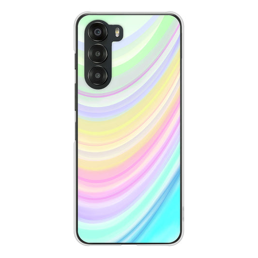 nubia S 5G A403ZT Y!mobile 高画質仕上げ 背面印刷 ハードケースレインボー