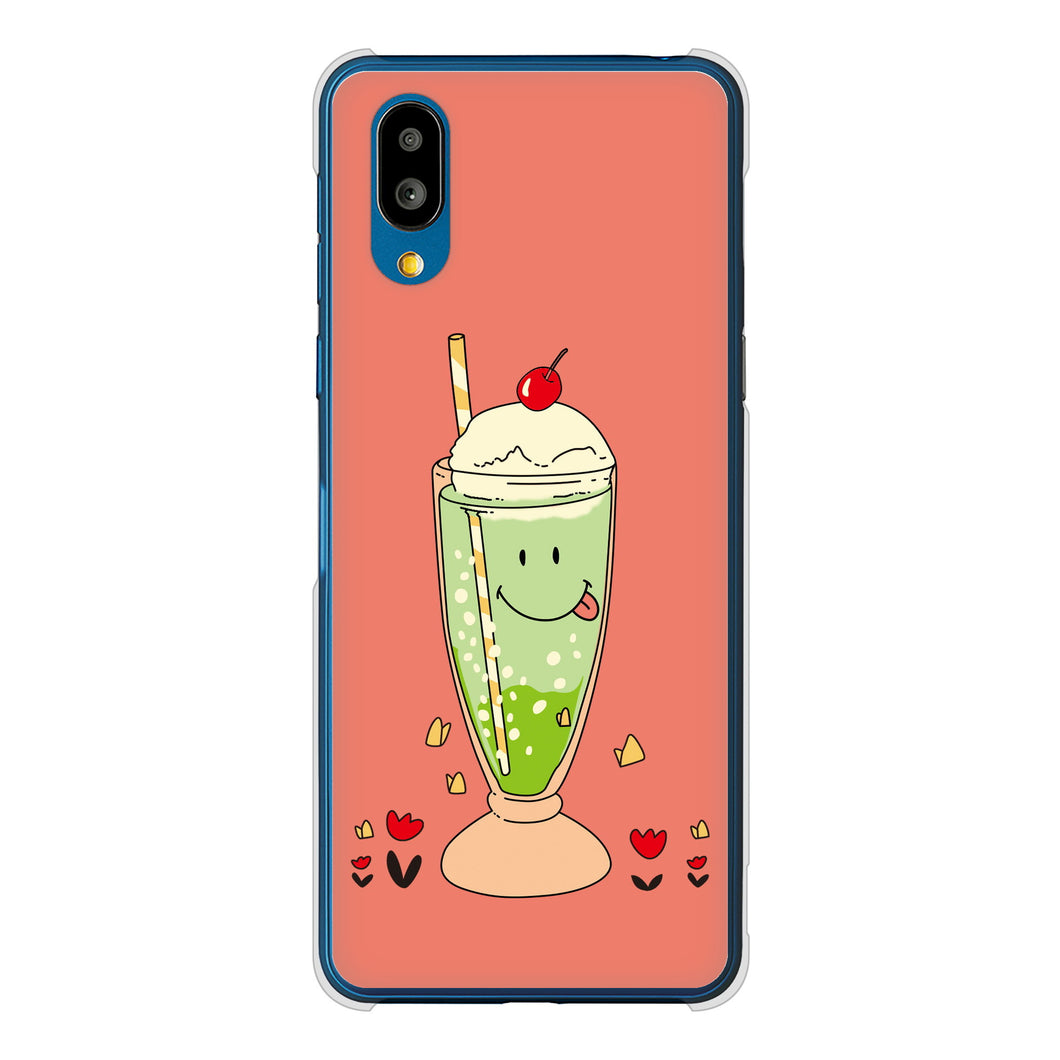 シンプルスマホ7 A404SH SoftBank 高画質仕上げ 背面印刷 ハードケーススイーツイラスト