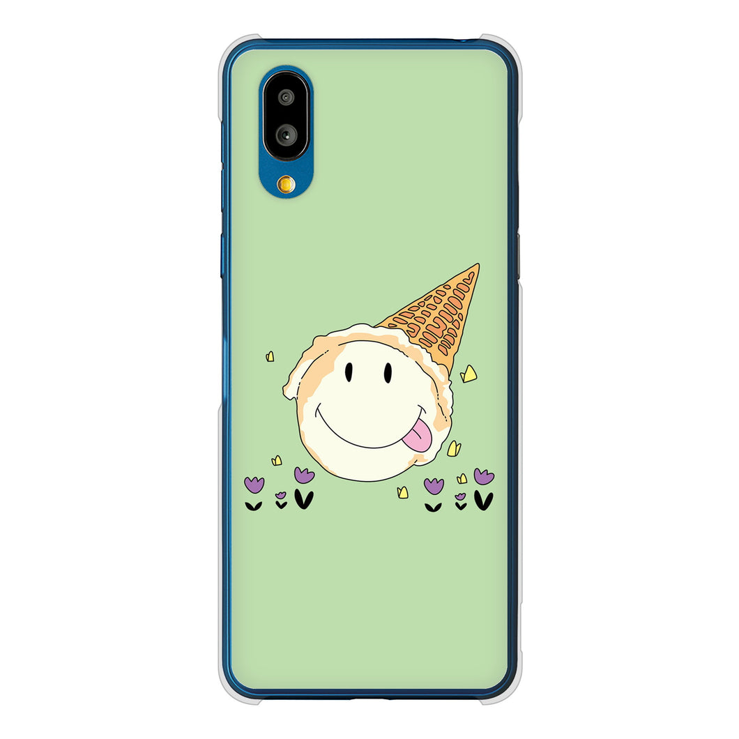 シンプルスマホ7 A404SH SoftBank 高画質仕上げ 背面印刷 ハードケーススイーツイラスト