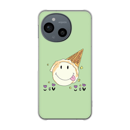 AQUOS sense9 A405SH SoftBank 高画質仕上げ 背面印刷 ハードケーススイーツイラスト
