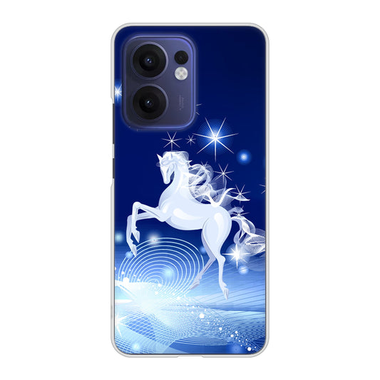 OPPO Reno13 A A501OP Y!mobile 高画質仕上げ 背面印刷 ハードケース 【436 ペガサス】