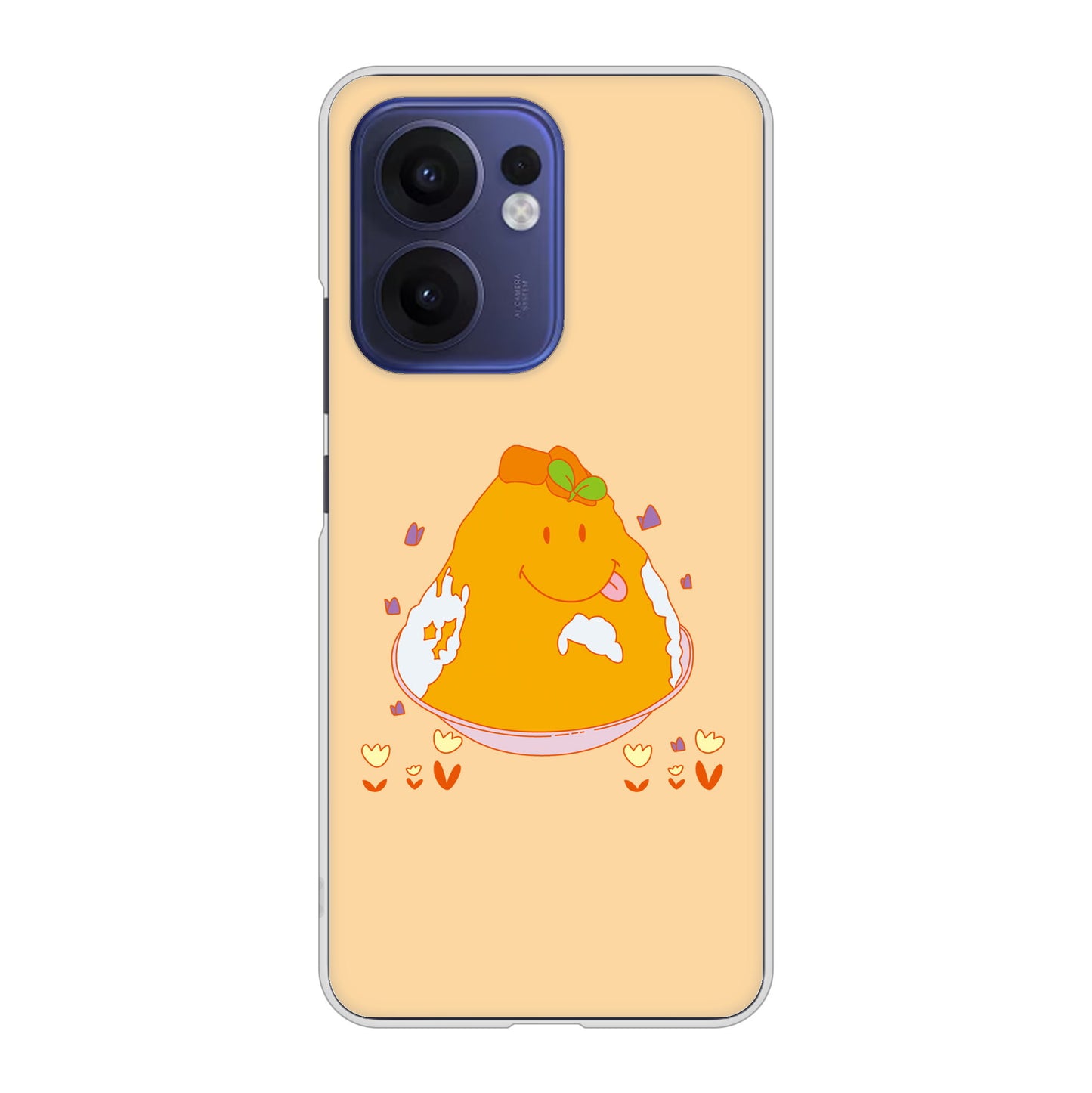 OPPO Reno13 A A501OP Y!mobile 高画質仕上げ 背面印刷 ハードケーススイーツイラスト