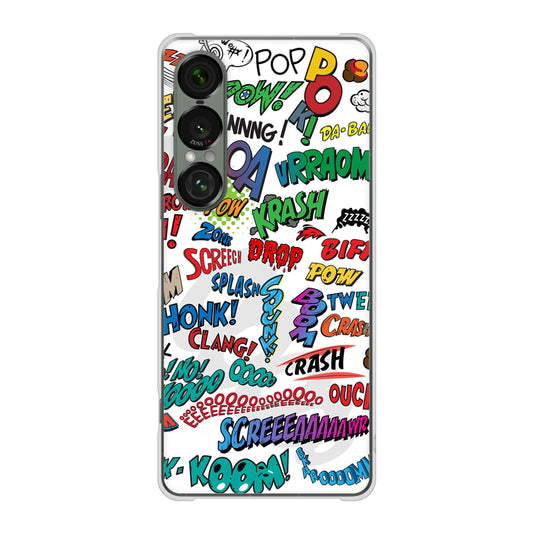 Xperia 1 VII A501SO SoftBank 高画質仕上げ 背面印刷 ハードケース 【271 アメリカン キャッチコピー】