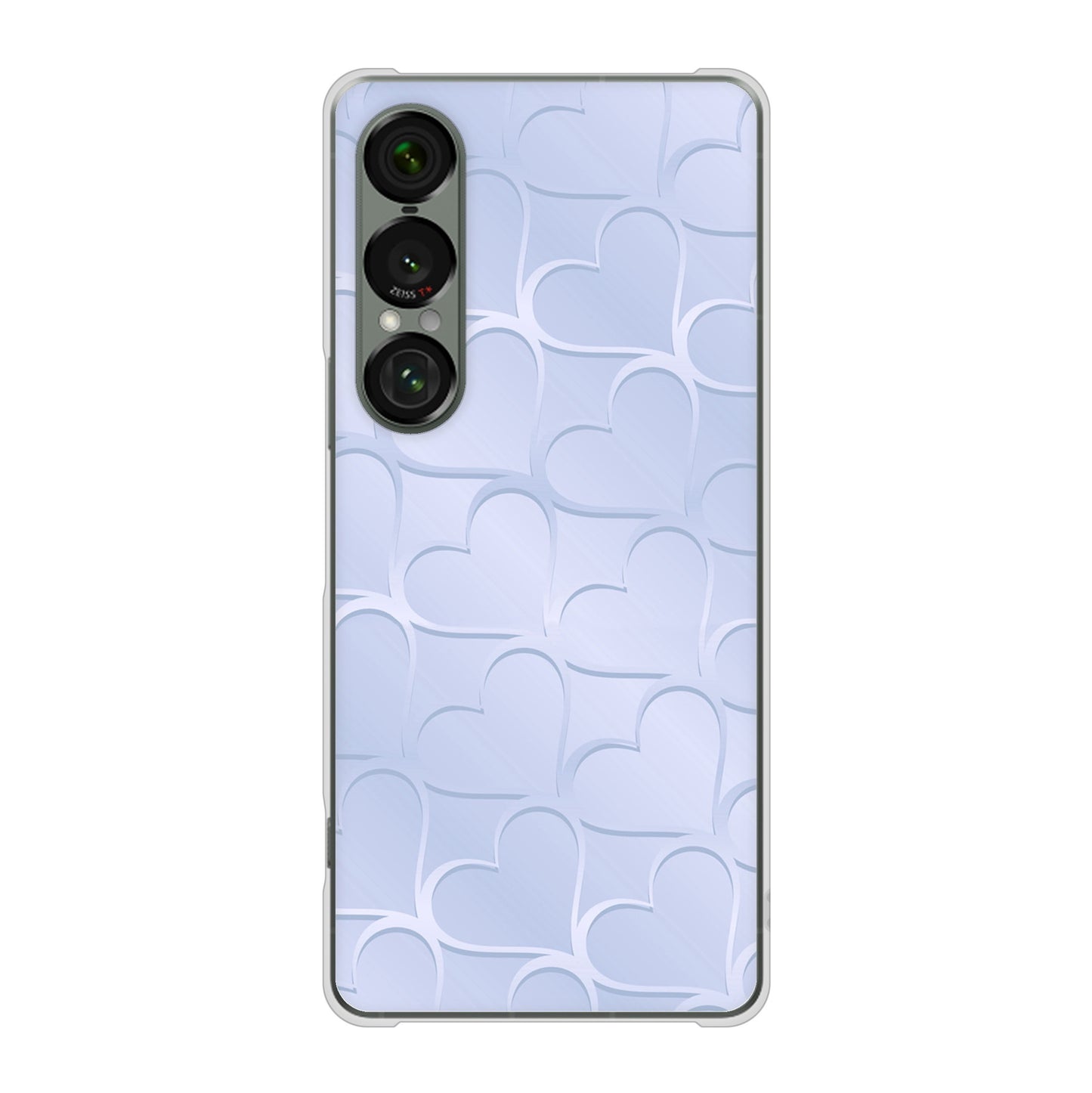 Xperia 1 VII A501SO SoftBank 高画質仕上げ 背面印刷 ハードケースかくれハート