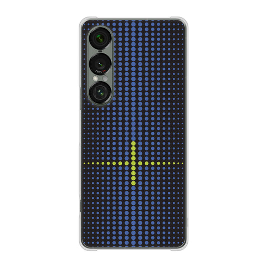 Xperia 1 VII A501SO SoftBank 高画質仕上げ 背面印刷 ハードケース 【IB907 グラデーションドット】