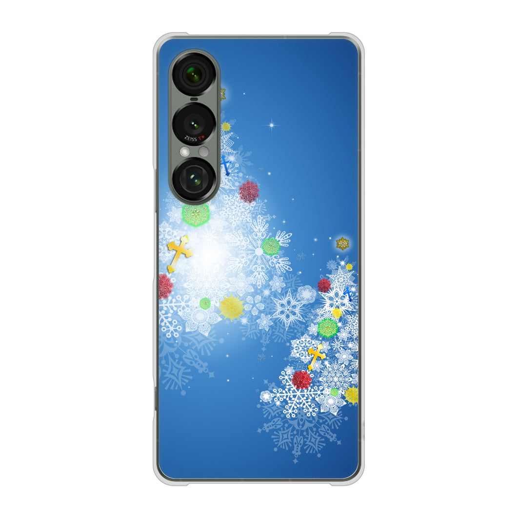 Xperia 1 VII A501SO SoftBank 高画質仕上げ 背面印刷 ハードケースクリスマス