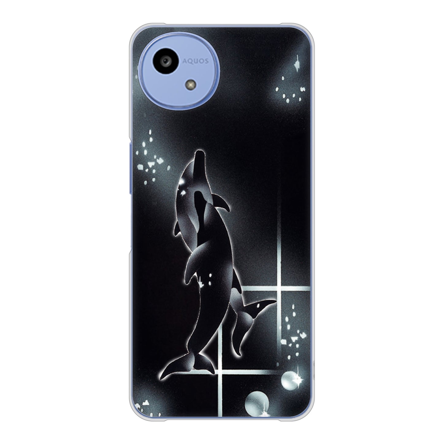 AQUOS wish5 A502SH Y!mobile 高画質仕上げ 背面印刷 ハードケース海の守り神