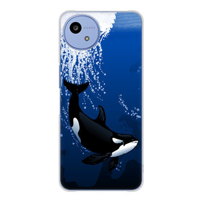 AQUOS wish5 A502SH Y!mobile 高画質仕上げ 背面印刷 ハードケース海の守り神