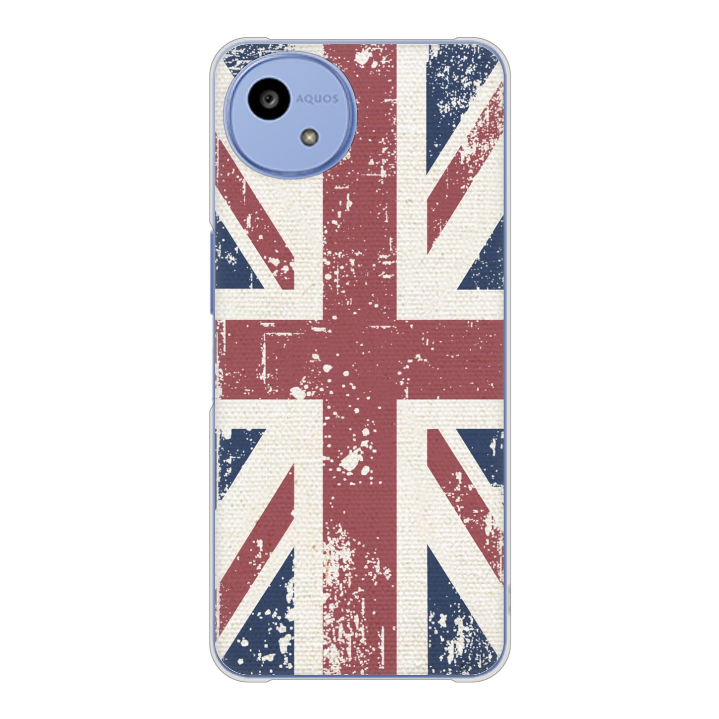 AQUOS wish5 A502SH Y!mobile 高画質仕上げ 背面印刷 ハードケースユニオンジャック