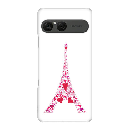 Xperia 10 VII A502SO SoftBank 高画質仕上げ 背面印刷 ハードケースLOVE フランス
