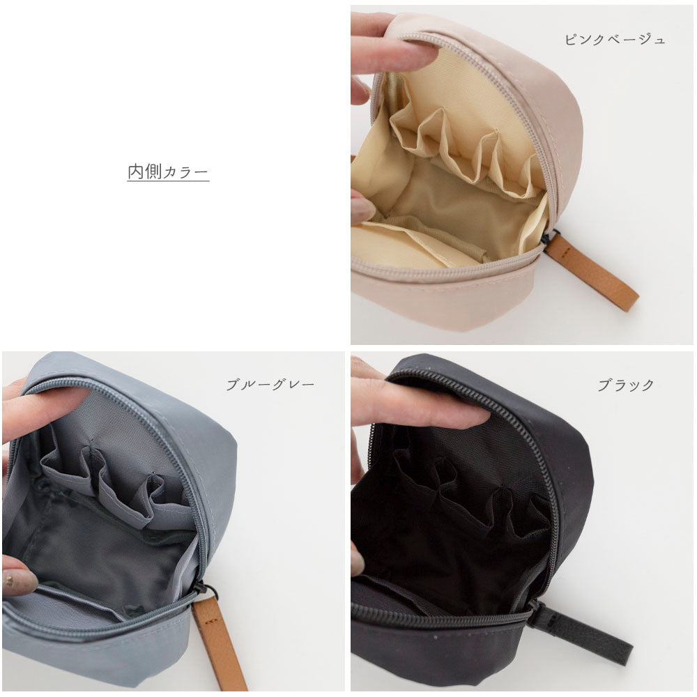 スクエア ミニ リップポーチ Simple 名入れ コスメポーチ