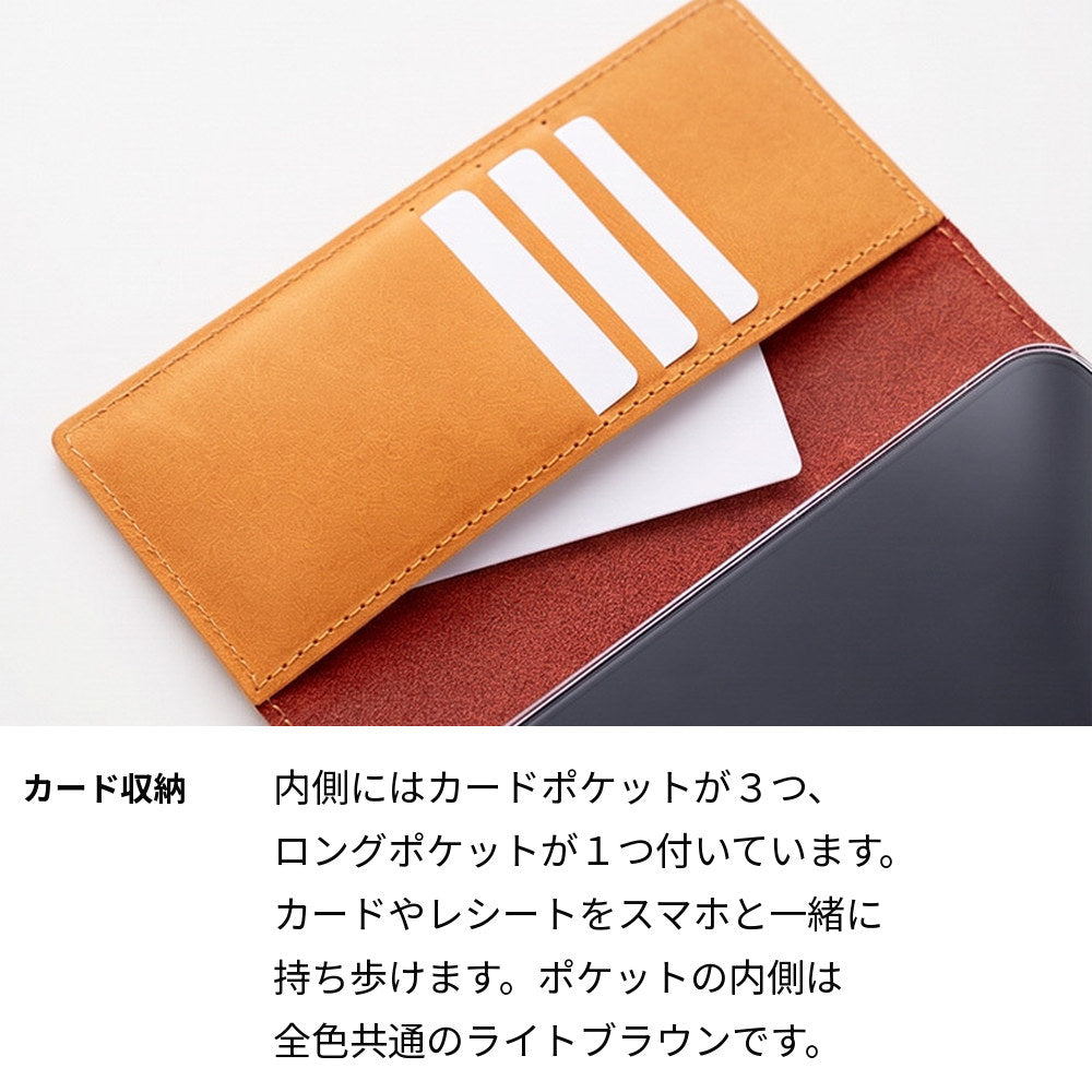 内側のカードポケットとロングポケットの説明画像