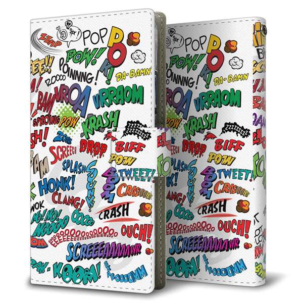 AQUOS sense10 A505SH SoftBank 高画質仕上げ プリント手帳型ケース ( 薄型スリム ) 【271 アメリカン キャッチコピー】