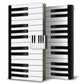 Galaxy S25 Ultra SC-52F docomo 高画質仕上げ プリント手帳型ケース ( 薄型スリム )ピアノ