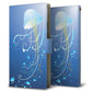 AQUOS wish5 SH-52F docomo 高画質仕上げ プリント手帳型ケース ( 薄型スリム ) 【362 ジェリーフィシュ】
