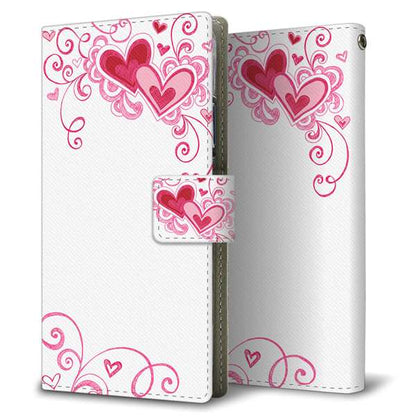 Galaxy S25 SM-S931Z SoftBank 高画質仕上げ プリント手帳型ケース ( 薄型スリム )プリティハート
