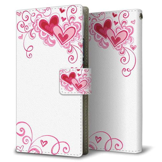 Xiaomi Redmi Note 13 Pro+ 高画質仕上げ プリント手帳型ケース ( 薄型スリム )プリティハート