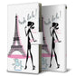iPhone15 Plus 高画質仕上げ プリント手帳型ケース ( 薄型スリム )LOVE フランス