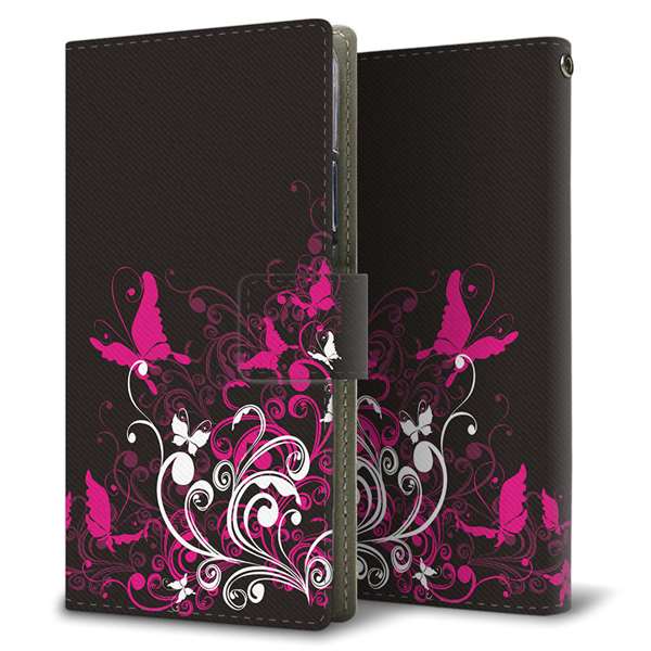 Google Pixel 10 Pro 高画質仕上げ プリント手帳型ケース ( 薄型スリム )バタフライ