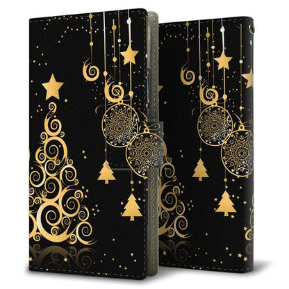 AQUOS wish3 A302SH Y!mobile 高画質仕上げ プリント手帳型ケース(薄型スリム)クリスマス