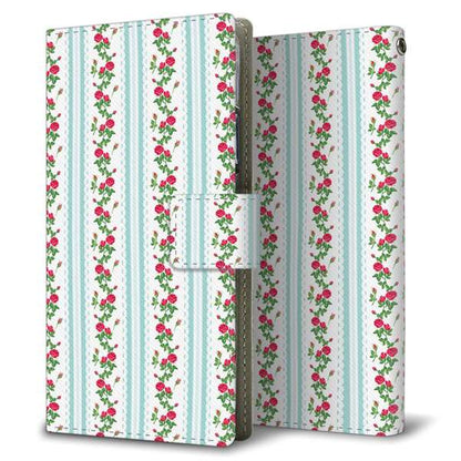 AQUOS wish5 SH-M32 高画質仕上げ プリント手帳型ケース ( 薄型スリム )イングリッシュガーデン