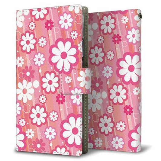 Galaxy S25 SC-51F docomo 高画質仕上げ プリント手帳型ケース ( 薄型スリム ) 【751 マーガレット（ピンク系）】