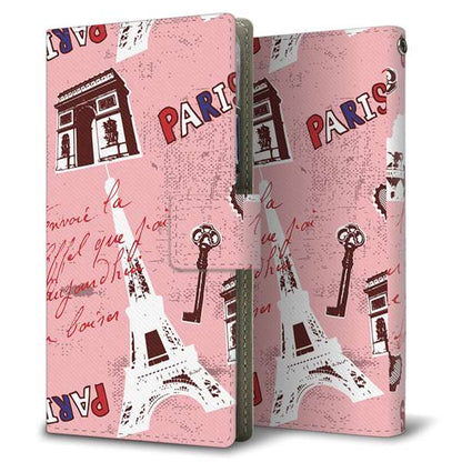 AQUOS wish5 A502SH Y!mobile 高画質仕上げ プリント手帳型ケース ( 薄型スリム )ビューティフルパリレッド