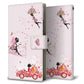 Xiaomi 14T XIG07 au 高画質仕上げ プリント手帳型ケース ( 薄型スリム )花と少女