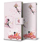 AQUOS R8 pro A301SH SoftBank 高画質仕上げ プリント手帳型ケース ( 薄型スリム )花と少女