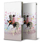 かんたんスマホ3 A205KC Y!mobile 高画質仕上げ プリント手帳型ケース ( 薄型スリム )花と少女