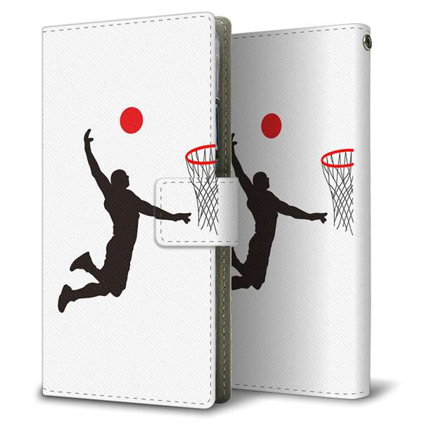 BASIO active SHG09 au 高画質仕上げ プリント手帳型ケース ( 薄型スリム )スポーツ