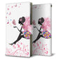 Galaxy S25 SM-S931Z SoftBank 高画質仕上げ プリント手帳型ケース ( 薄型スリム )花と少女