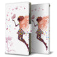 Xiaomi Redmi Note 13 Pro 5G XIG05 au 高画質仕上げ プリント手帳型ケース ( 薄型スリム )花と少女