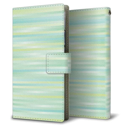 moto g64 5G 高画質仕上げ プリント手帳型ケース ( 薄型スリム )グラデーションボーダー