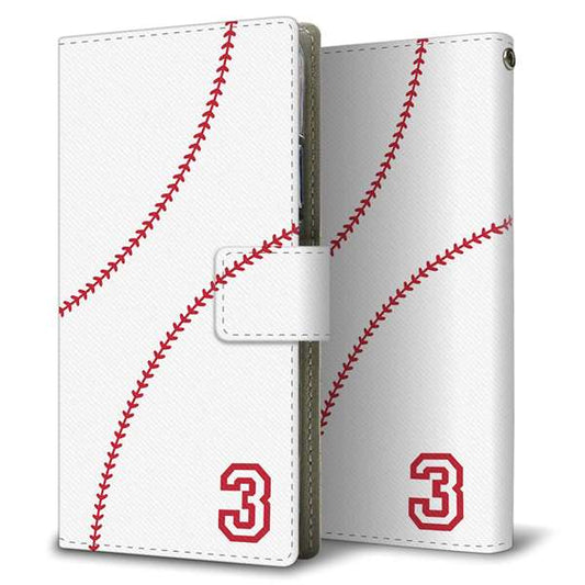 AQUOS wish3 SH-53D docomo 高画質仕上げ プリント手帳型ケース(薄型スリム)baseball